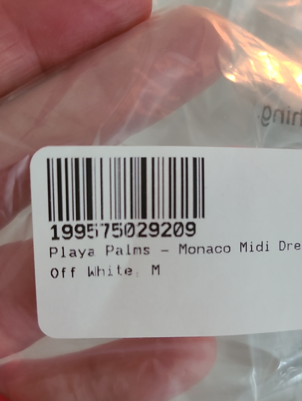 Printfresh Linen Playa Palms Monaco Midi Dress Off White Medium M - Picture 7 of 9
